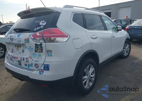 2016 Nissan Rogue Sv z USA, uszkodzony, nr VIN JN8AT2MT1GW024752